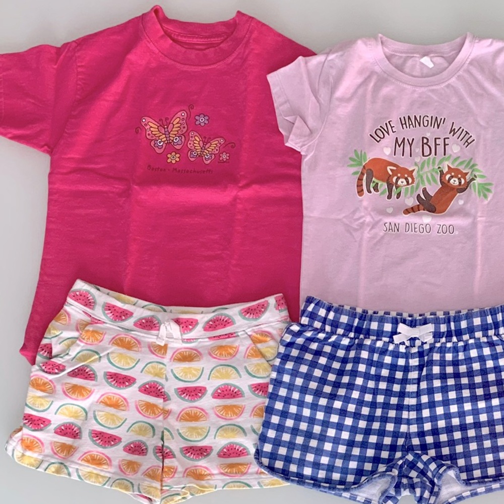 Top/ Carter’s short 2 Sets GUC